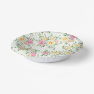 Blumendruck Pappteller