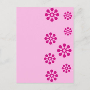 Blumendruck Postkarte