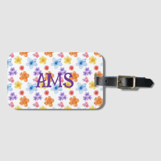 Blumendruck Single-seitig Gepäckanhänger W/Kartens