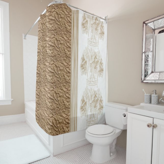 Blumenduschvorhang Duschvorhang (Beispiel)