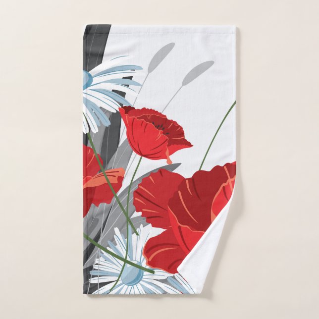 Blumenduschvorhang Handtuch (Handtuch)