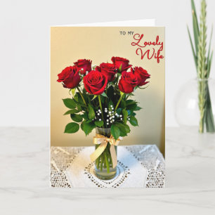 Blumenehefrau Liebenswürdige Rosenkarte Karte