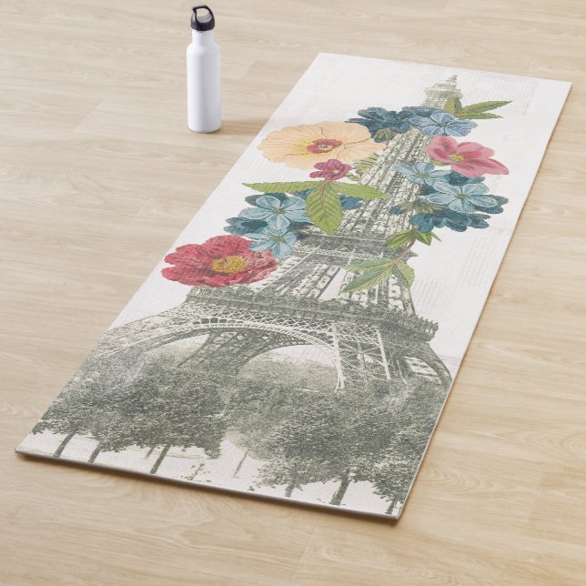 BlumenEiffelturm | Paris, Frankreich Yogamatte (Beispiel)