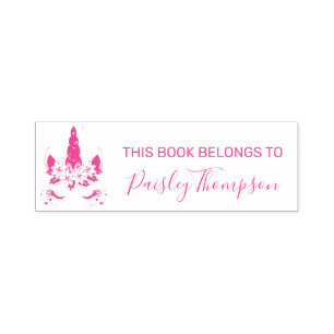 BlumenEinhorn - dieses Buch gehört Permastempel