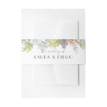 Blumeneinladung zur Hochzeit