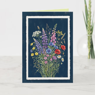 Blumenelegante Kunstkarte Karte