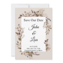Blumeneleganz "Save the Date"-Einladung