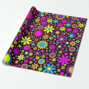 Blumenexplosion Geschenkpapier