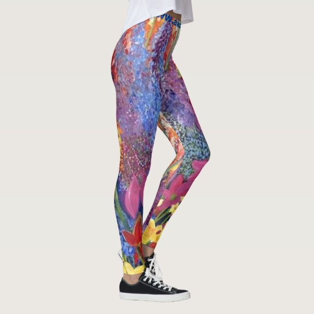 Blumenexplosion Leggings (Rechts)