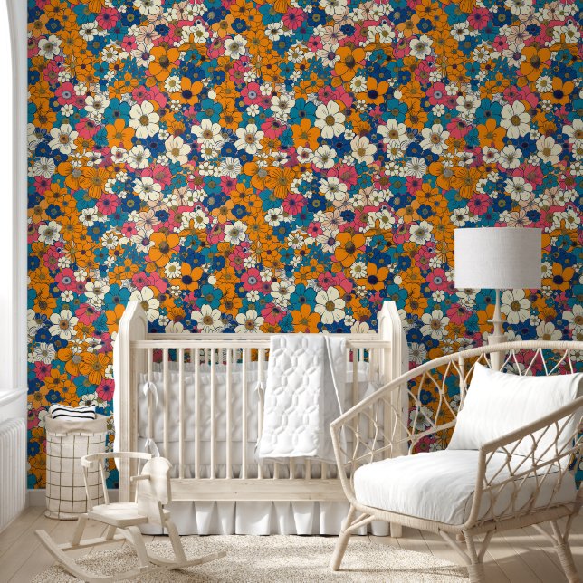 Blumenexplosion Tapete (Kinder)