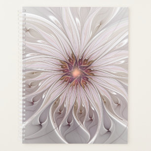Blumenfantasie, Abstrakte moderne Pastell-Blume Planer