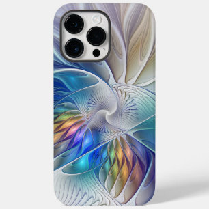 Blumenfantasie, buntes Abstraktes Fraktal Blume Case-Mate iPhone 14 Pro Max Hülle