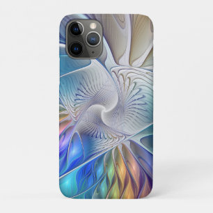 Blumenfantasie, buntes Abstraktes Fraktal Blume Case-Mate iPhone Hülle