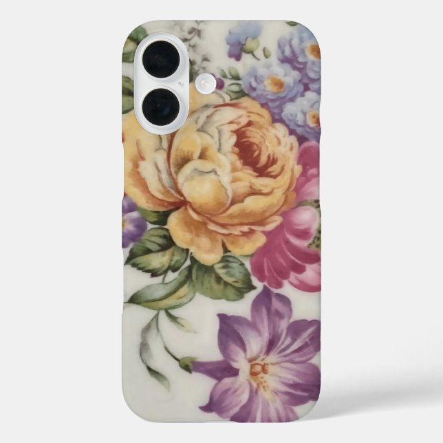 Blumenfantasie  Case-Mate iPhone hülle (Rückseite)