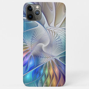 Blumenfantasie, farbenfrohe abstrakte Fraktalblume Case-Mate iPhone Hülle