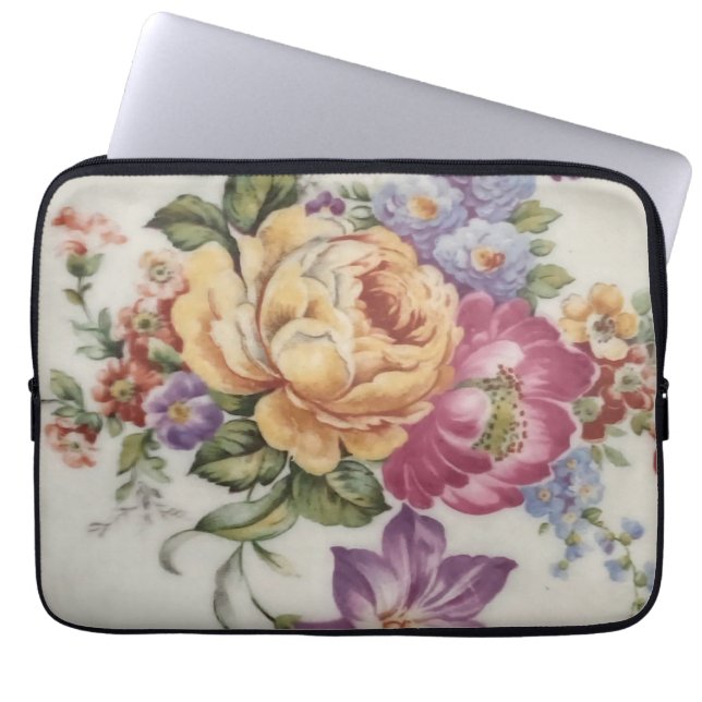 Blumenfantasie  laptopschutzhülle (Vorderseite)