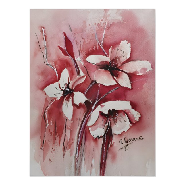 Blumenfantasie Poster (Vorderseite)