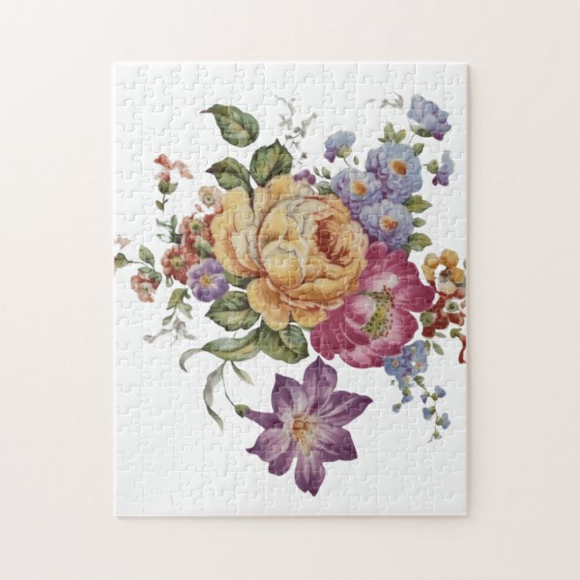 Blumenfantasie  puzzle (Vertikal)