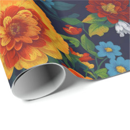 Blumenfantasy-Jeden Anlaß Classic Geschenkpapier
