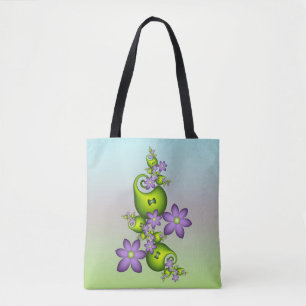 Blumenfantasy Lilac Blume Grüne Formen Fraktal