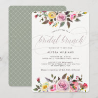 Blumenfantasy| Modern Watercolor Bridal Brunch