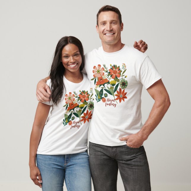 Blumenfantasy Schöner T - Shirt (Unisex)