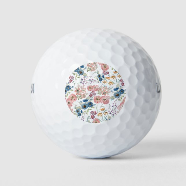 Blumenfarbe für Wasserfarbenfeld Golfball (Vorderseite)