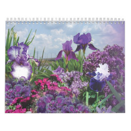 Blumenfarben der violetten Blumen 2020 Kalender
