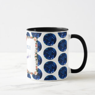 Blumenfarben September Birthstone Tasse