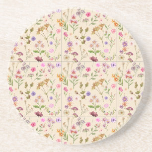 Blumenfarbmuster - rosa, lila, grün getränkeuntersetzer