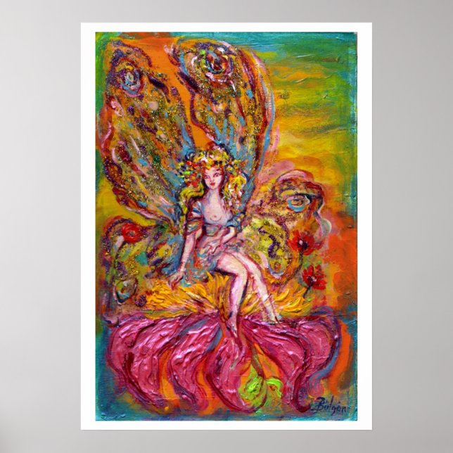 BLUMENFEE AUS IRIS Fantasy Poster (Vorne)