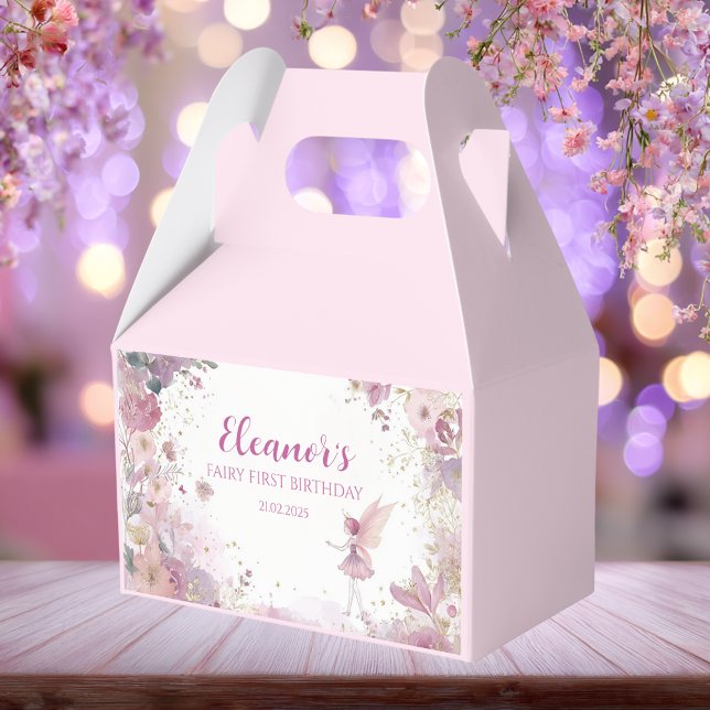 Blumenfee Erstes Geburtstagsgeschenkbox Geschenkschachtel (Von Creator hochgeladen)