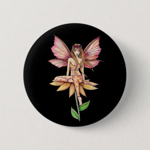 Blumenfee Knopfnadel Button