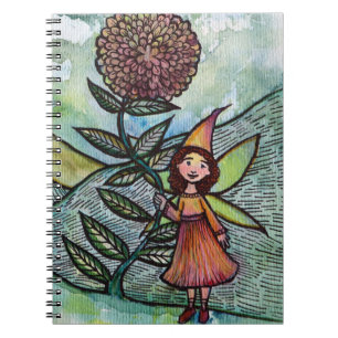 Blumenfee Naturliebhaber Feen Notizblock