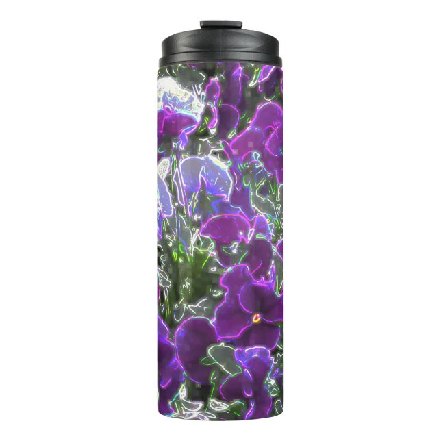 Blumenfeld 8420 Stiefmütterchen Thermosbecher (Vorderseite)