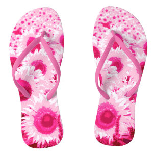 Blumenfeld - Fuchsienfarben Flip Flops