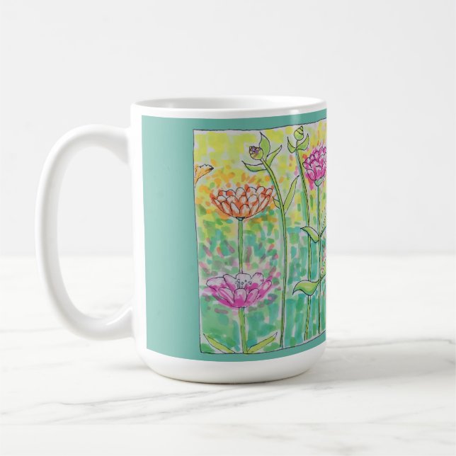Blumenfeld Kaffeetasse (Links)