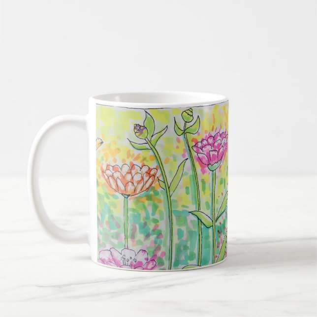 Blumenfeld Kaffeetasse (Links)