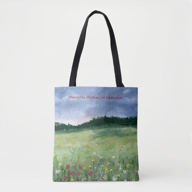 Blumenfeld Landschaft  (Vorderseite)