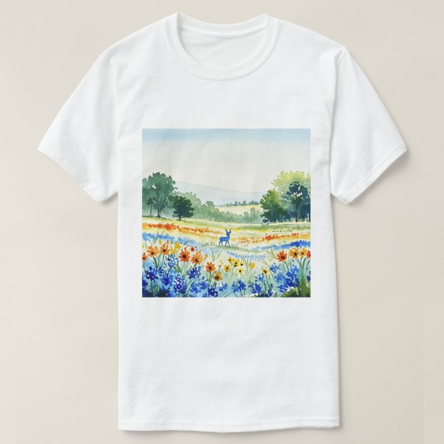 Blumenfeld T-Shirt (Design vorne)