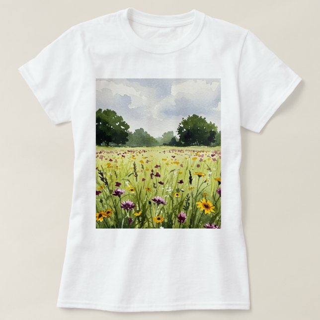 Blumenfeld T-Shirt (Design vorne)