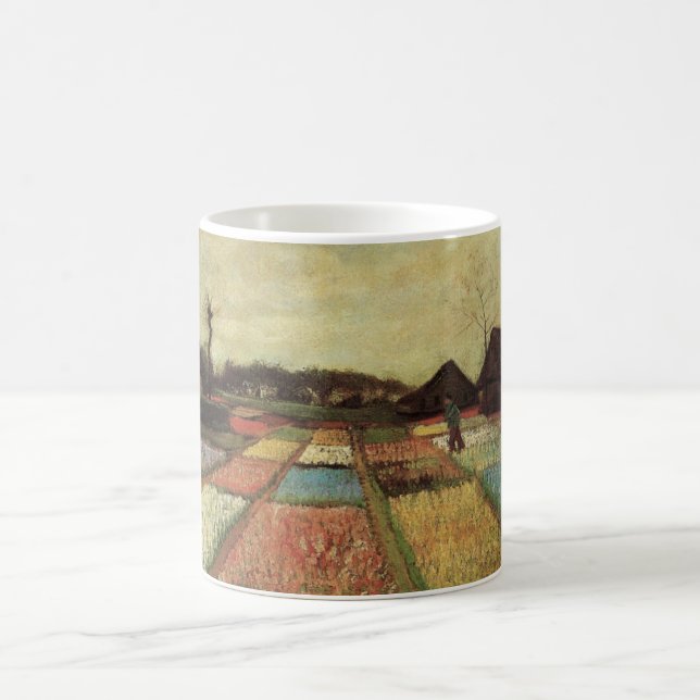 Blumenfelder von Vincent van Gogh Kaffeetasse (Mittel)