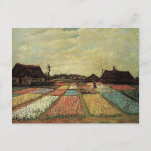 Blumenfelder von Vincent van Gogh Postkarte