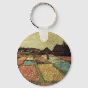 Blumenfelder von Vincent van Gogh Schlüsselanhänger
