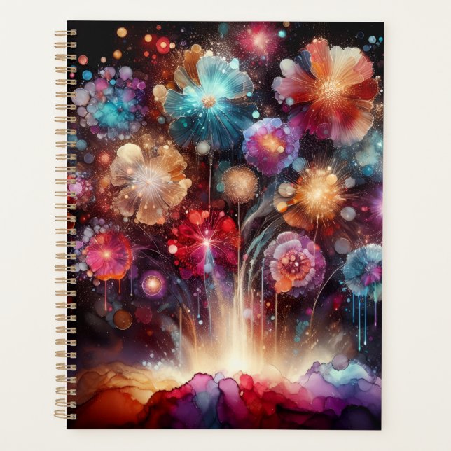 Blumenfeuerwerk Planer (Vorderseite)