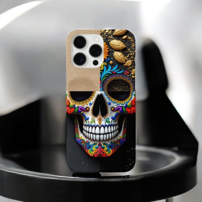 Blumenfiesta - Zuckerschädel Case-Mate iPhone Hülle (Von Creator hochgeladen)