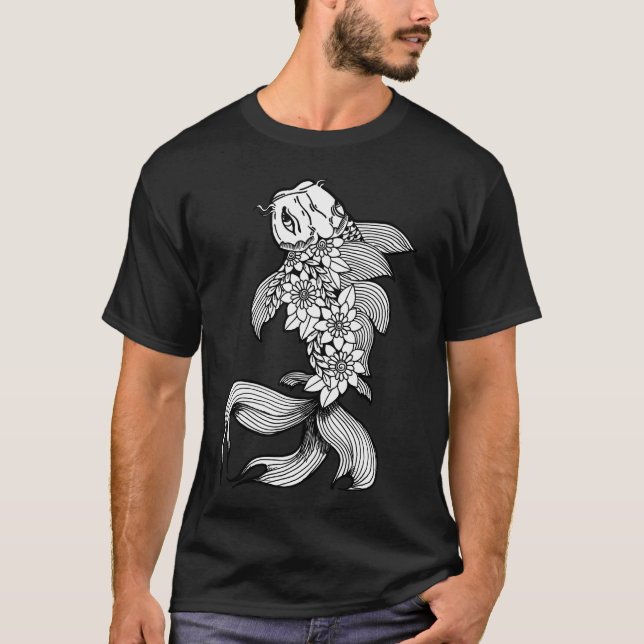Blumenfisch T-Shirt (Vorderseite)