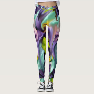 Blumenfleck-Leggings Leggings