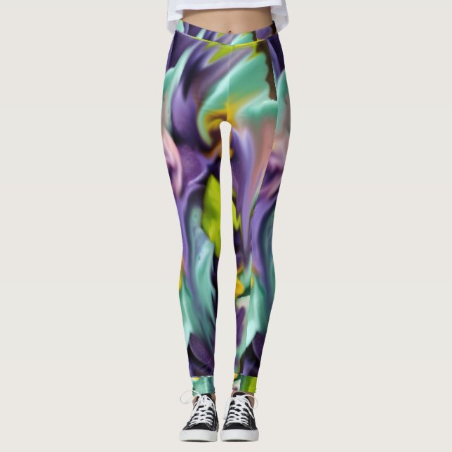 Blumenfleck-Leggings Leggings (Vorderseite)