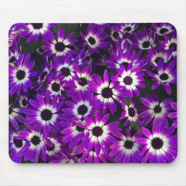BlumenFoto Lila Landschaft Blume Mousepad (Vorne)